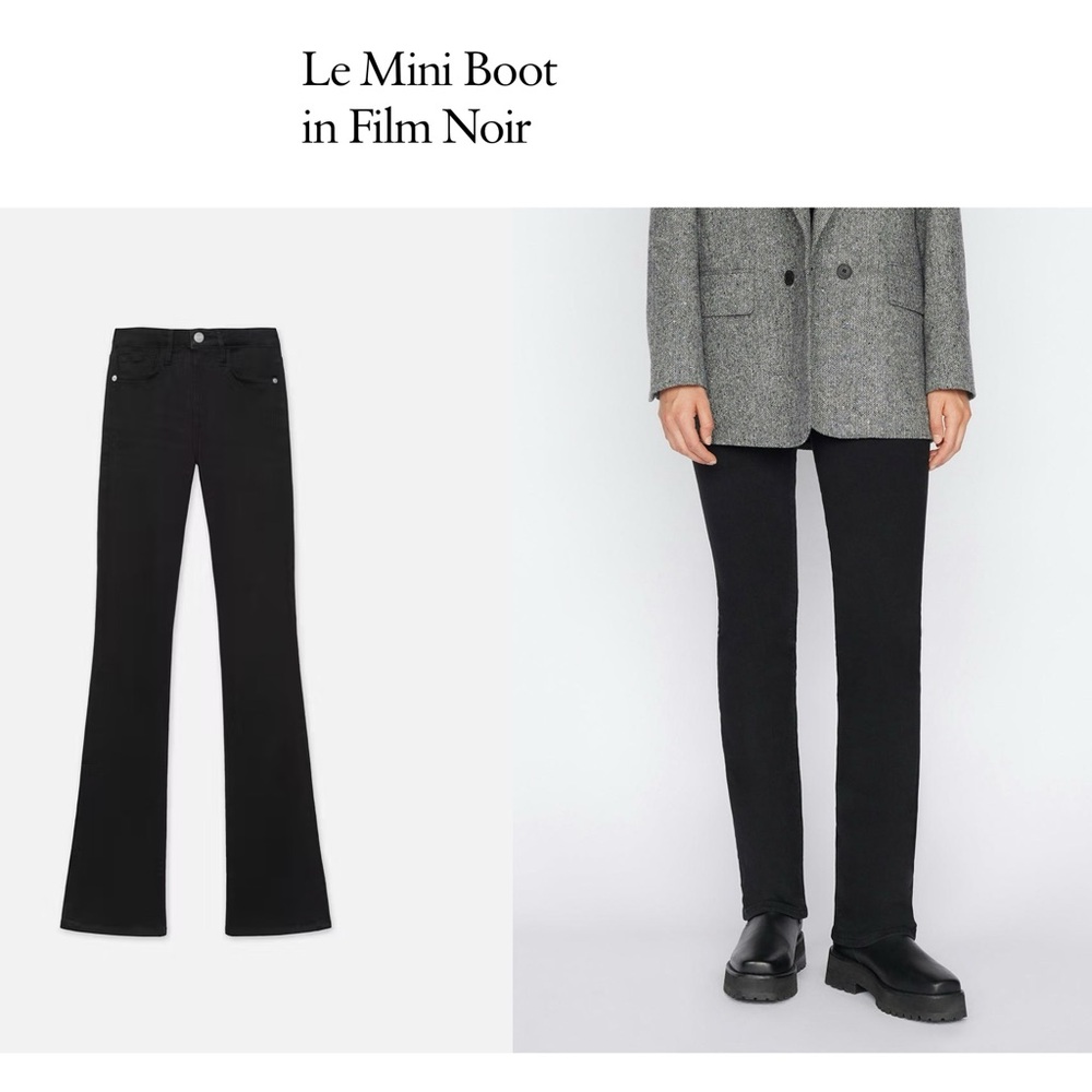 FRAME Le Mini Boot in film noir - Picture 2 of 10